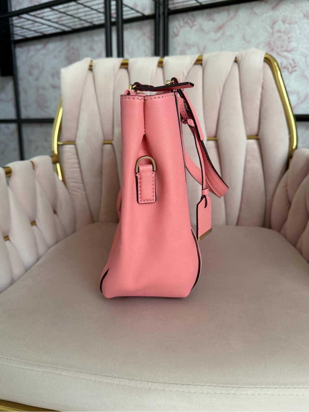 🩷 Kate Spade ♠️ Pink Leather Cameron Street Teagan Satchel - Picture 9 of 16